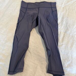 lululemon athletica Navy Cropped Leggings